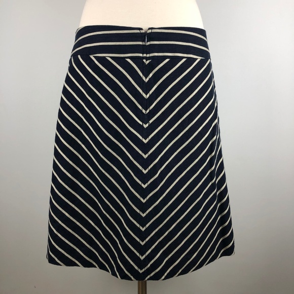 The Limited Perfect Striped Flare Skirt Medium - Picture 3 of 7